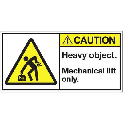 Mechanical-Lift-label Mechanical Lift Label