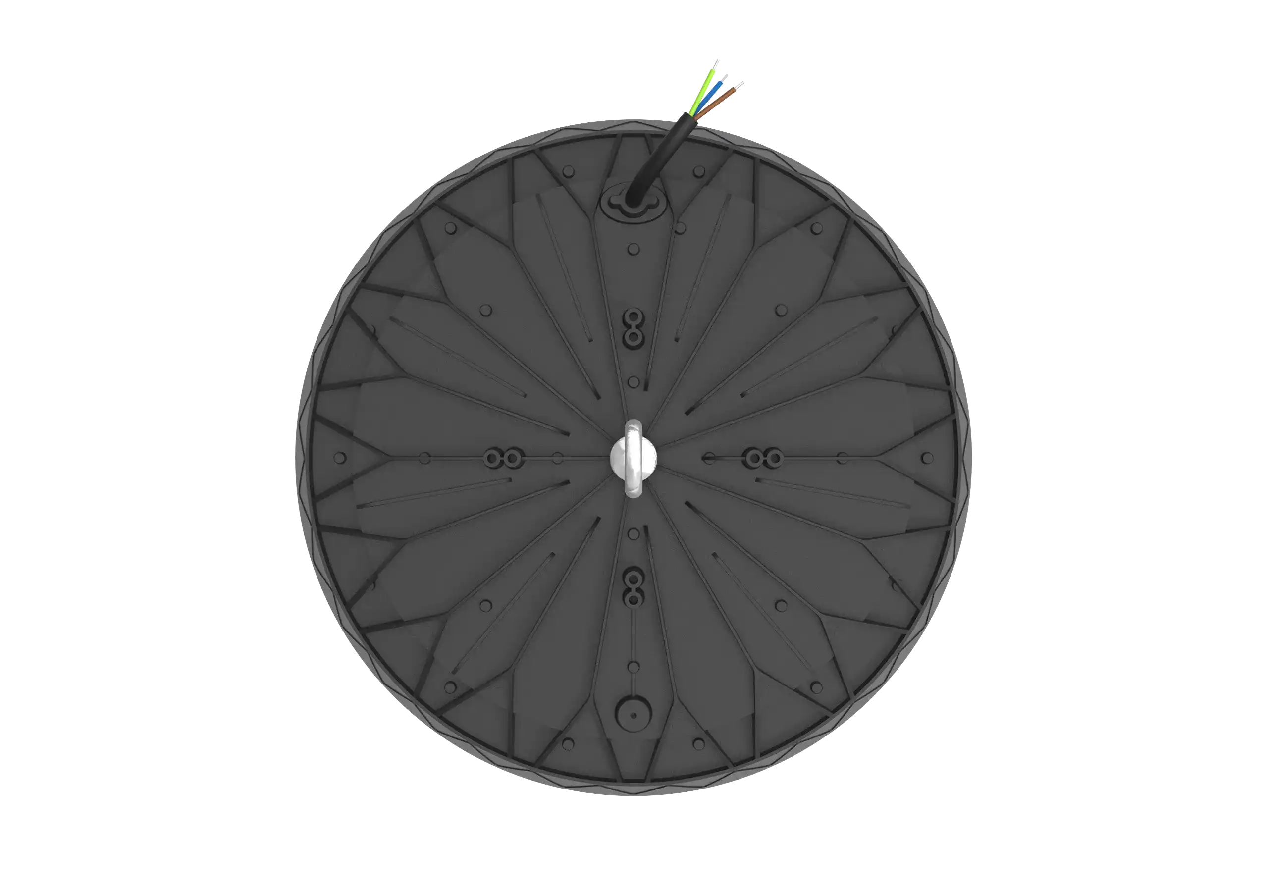 DOB Round High Bay Luminaire for High-Ceiling Industrial Spaces HB42