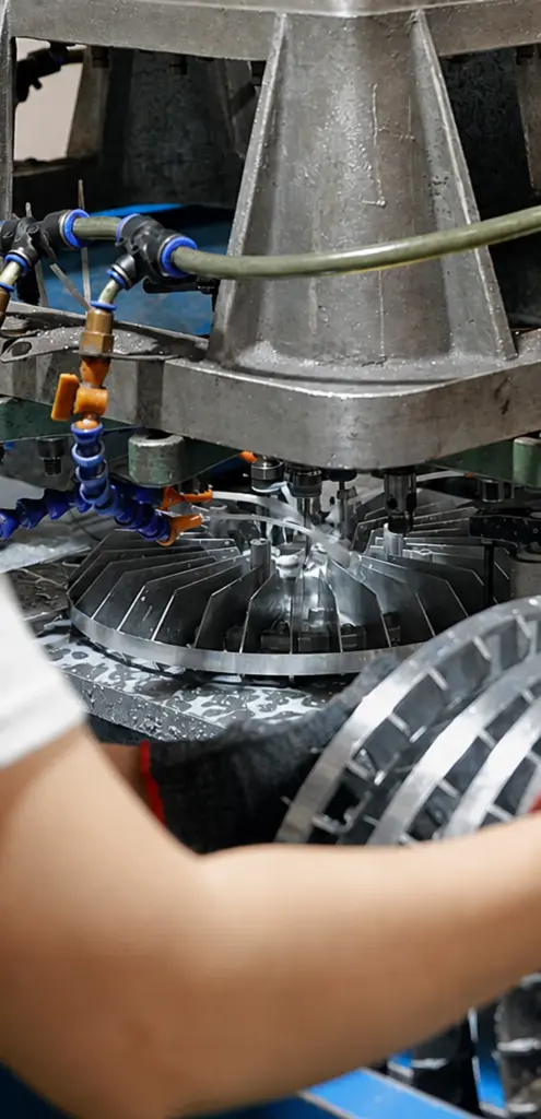 Die casting molding workshop