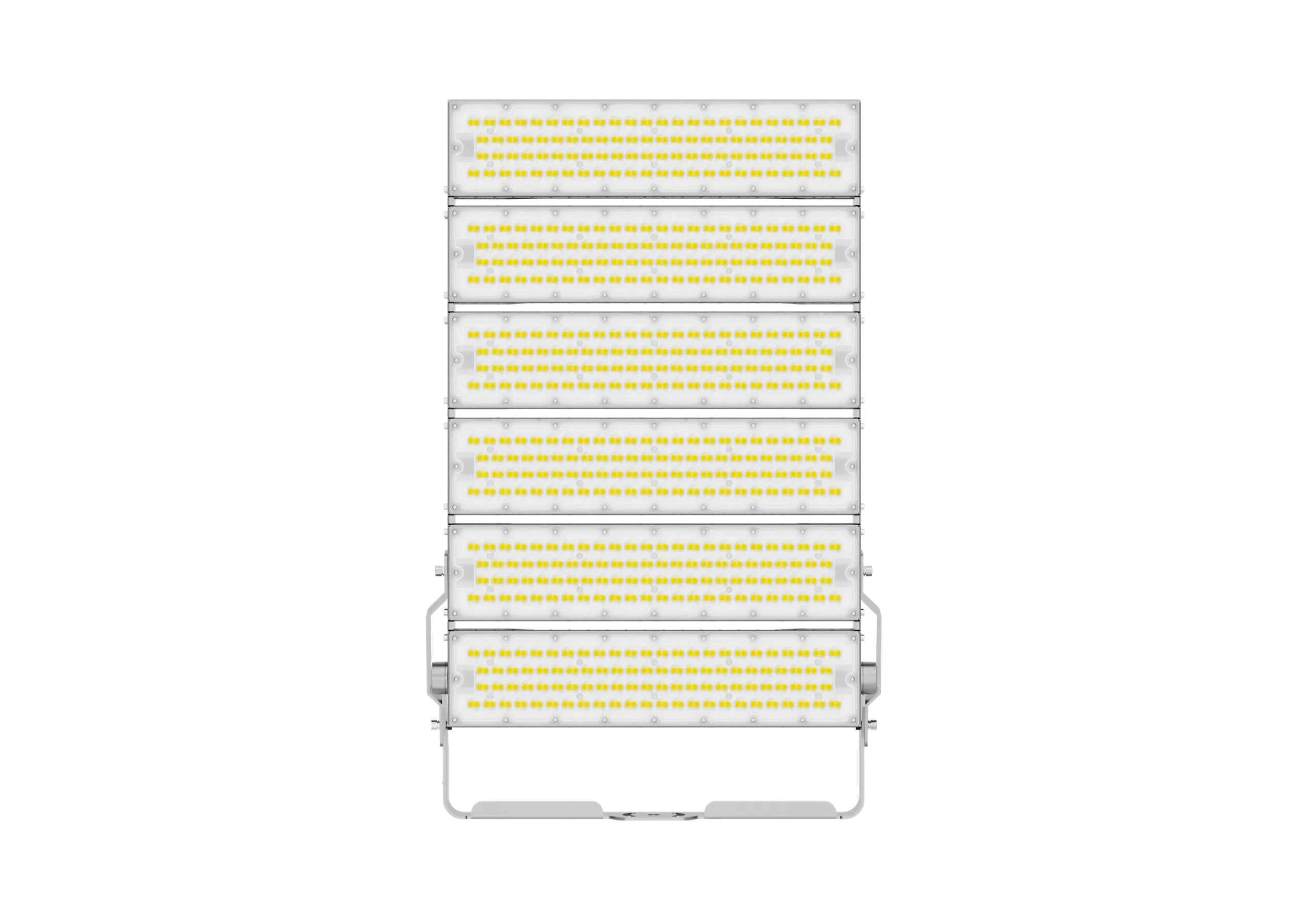 High-purity aluminum stamped fin heat sink design of the TL03 LED tunnel light.