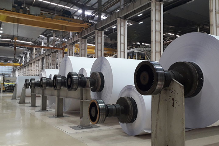 A Paper machine exhaust in operation 01
