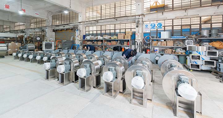 An image of finished Chosen industrial fans 02