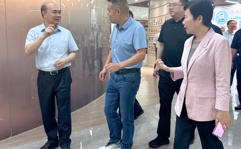 热烈欢迎省规划局辅导莅临我司视察工作！