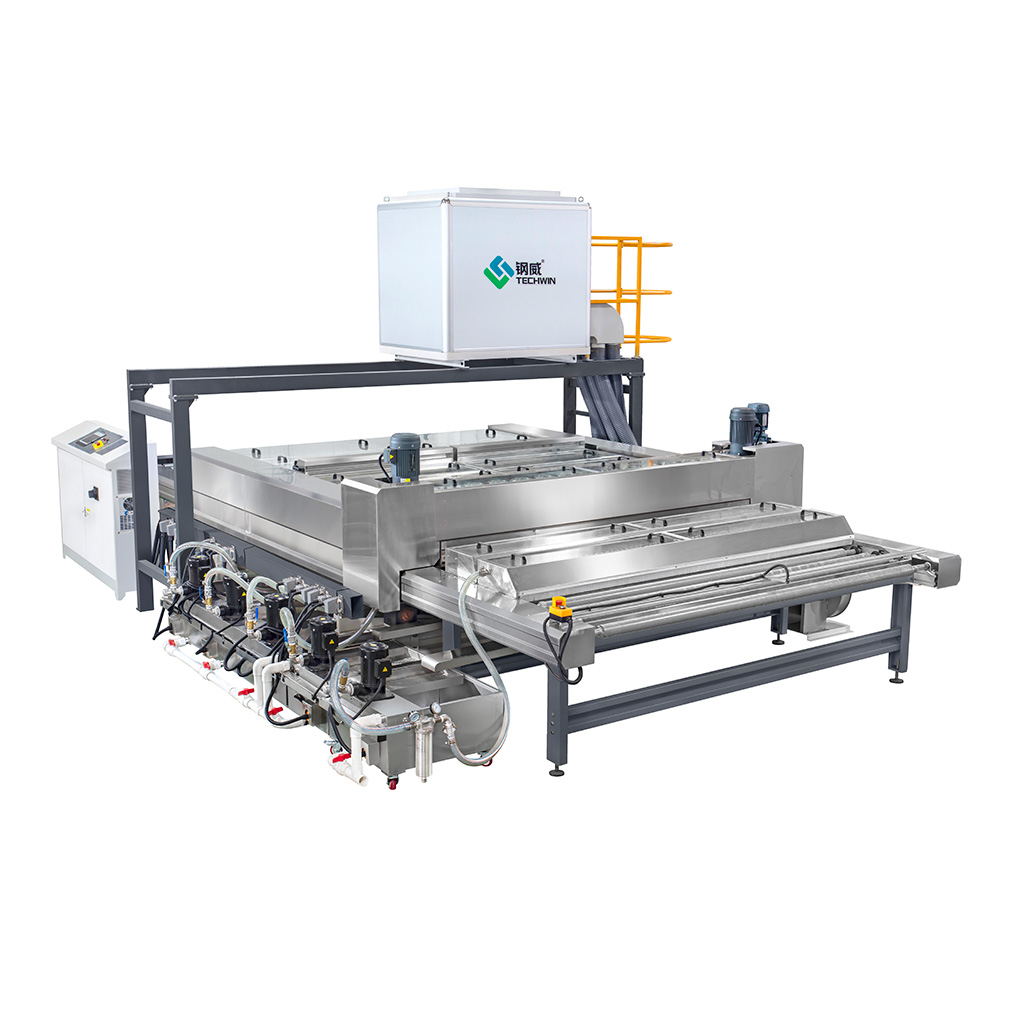 Disc brush washing machine