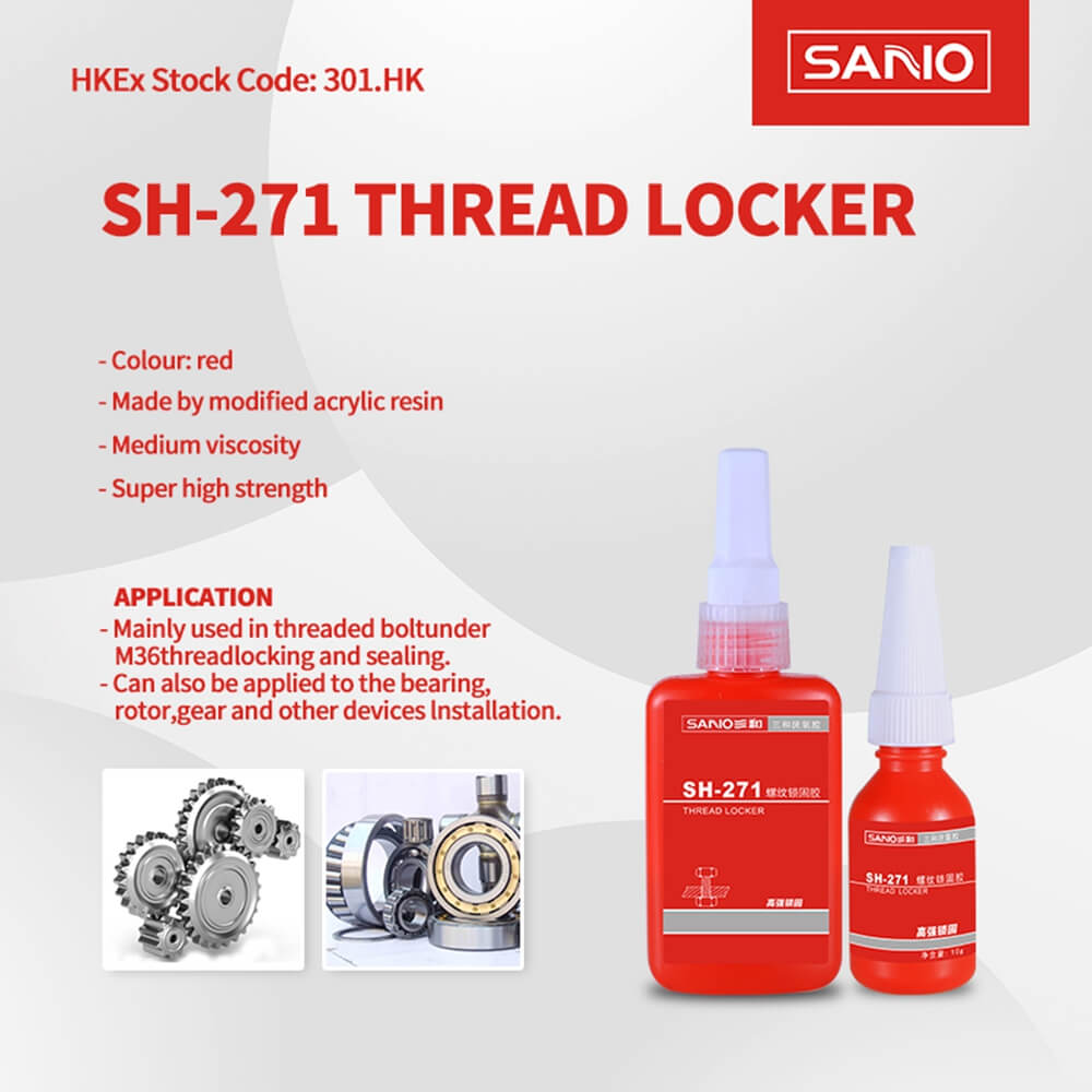 SANVO Premium Strength Threadlocker SH 271