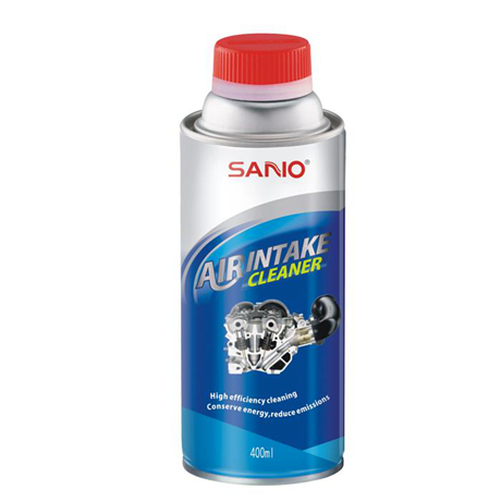SANVO - air intake spray - harmless to fuel system and oxygen sensor