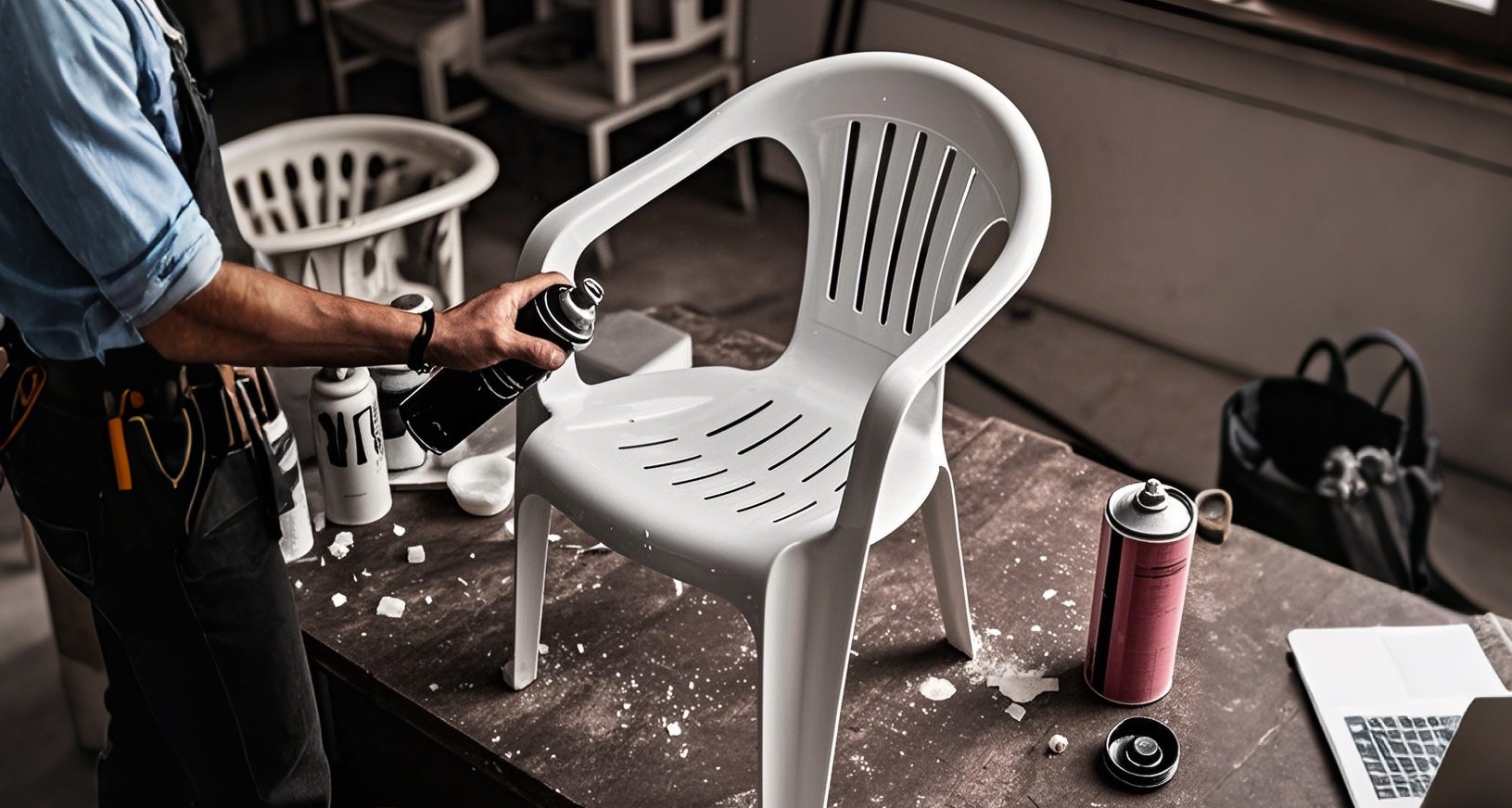 painting plastic with spray paint